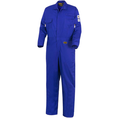 7779T Combinaisons ignifuges r&eacute;sistants aux arcs &eacute;lectriques 88/12 FR-Tech, Taille 40 (grand taille), Bleu royal, 10 cal/cm² Helyx Safety & Industrial Supplies