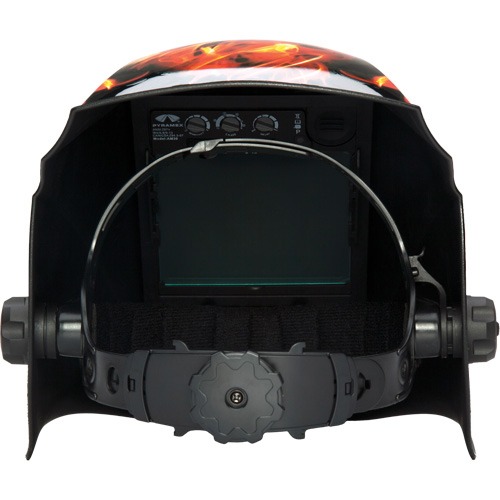Casque de soudeur autonoircissant Leadhead, 3,8" lo x 3,4" la Champ de vision, Teinte 9 - 13 Helyx Safety & Industrial Supplies