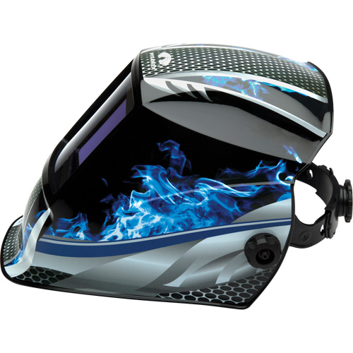Leadhead&reg; Auto Darkening Welding Helmet, 3.8" L x 3.4" W View Area, 9 - 13 Shade Range Helyx Safety & Industrial Supplies