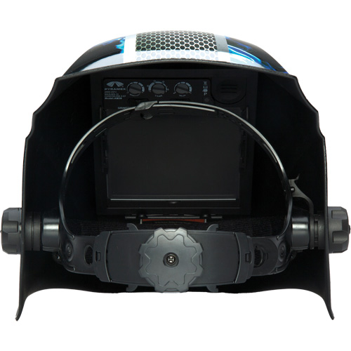 Leadhead&reg; Auto Darkening Welding Helmet, 3.8" L x 3.4" W View Area, 9 - 13 Shade Range Helyx Safety & Industrial Supplies