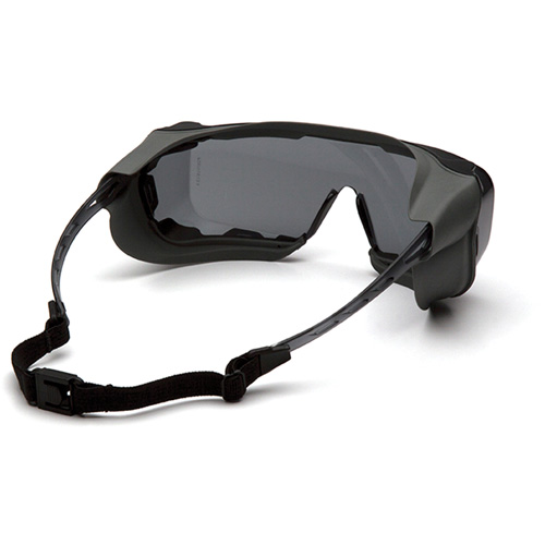 Lunettes &agrave; coques de s&eacute;curit&eacute; Cappture Plus, Lentille Gris, Antibu&eacute;e, Ventilation Ferm&eacute; Helyx Safety & Industrial Supplies