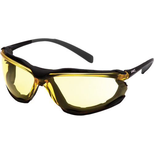 Lunettes de s&eacute;curit&eacute; Proximity, Lentille Ambr&eacute;e, Antibu&eacute;e, ANSI Z87+/R&eacute;pond ou surpasse la norme CSA Z94.3 Helyx Safety & Industrial Supplies