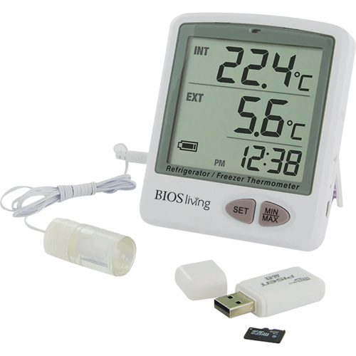 Living Vaccine Data Logger, - 50 °C to +70 °C (- 58 °F to +158 °F) Helyx Safety & Industrial Supplies