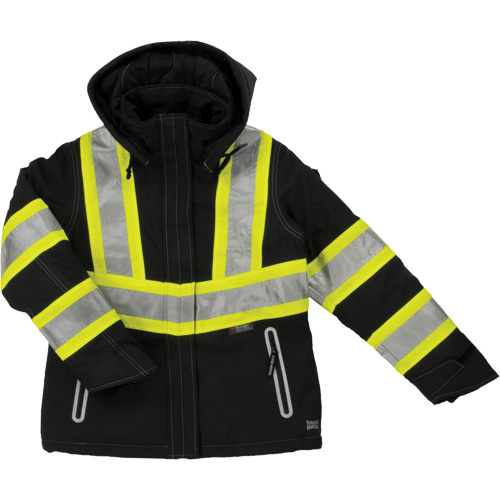 Manteau de s&eacute;curit&eacute; isolant et extensible pour femmes, Polyester, Noir, 2T-Grand Helyx Safety & Industrial Supplies