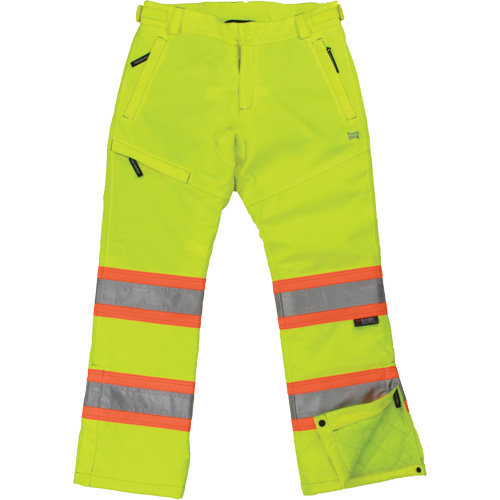 Womens Insulated Flex Safety Pant, Polyester, X-Small, High Visibility Lime-Yellow Helyx Safety & Industrial Supplies