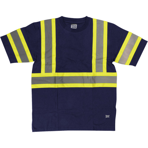 Chemise de s&eacute;curit&eacute; &agrave; manches courtes, Coton, T-petit, Bleu marin Helyx Safety & Industrial Supplies