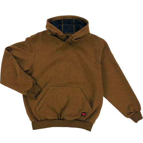 Water Repellent Fleece Pullover Hoodie, Men's, Small, Brown Helyx Safety & Industrial Supplies
