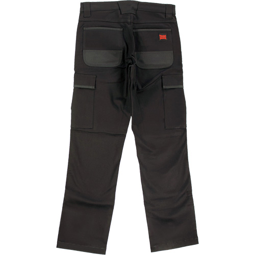 WP100 Work Pants, Cotton/Spandex, Black, Size 0, 30 Inseam Helyx Safety & Industrial Supplies