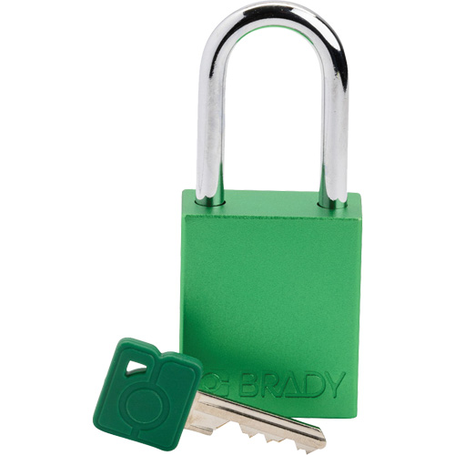 Cadenas de s&eacute;curit&eacute;, Cadenas de s&eacute;curit&eacute;, Cl&eacute;s diff&eacute;rentes, Aluminium, Largeur de 1-1/2" Helyx Safety & Industrial Supplies