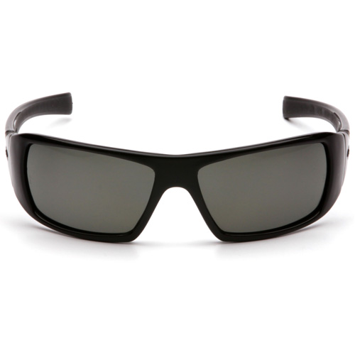 Lunettes de s&eacute;curit&eacute; &agrave; monture compl&egrave;te Goliath, Lentille Gris, Polaris&eacute;, ANSI Z87+/R&eacute;pond ou surpasse la norme CSA Z94.3 Helyx Safety & Industrial Supplies