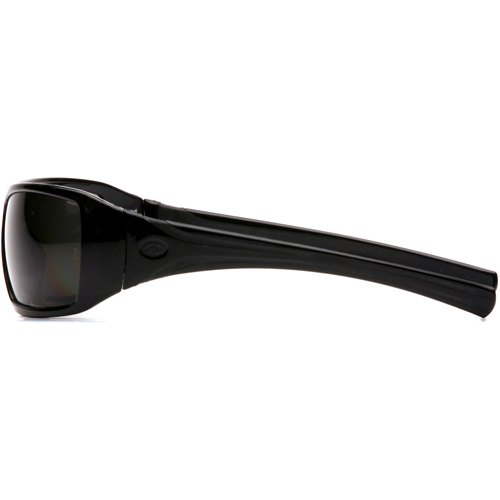 Lunettes de s&eacute;curit&eacute; &agrave; monture compl&egrave;te Goliath, Lentille Gris, Polaris&eacute;, ANSI Z87+/R&eacute;pond ou surpasse la norme CSA Z94.3 Helyx Safety & Industrial Supplies