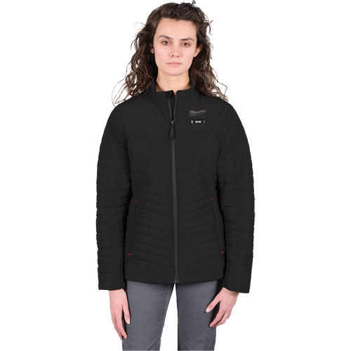 M12 Heated Axis Jacket with Battery, Women's, Large, Black Helyx Safety & Industrial Supplies