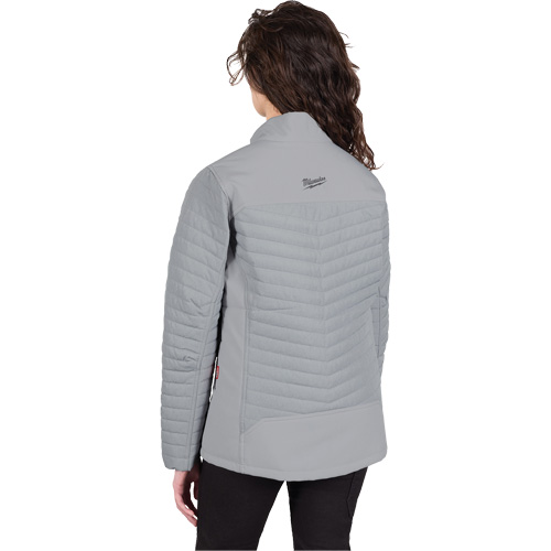 M12 Heated Axis Jacket with Battery, Women's, Small, Grey Helyx Safety & Industrial Supplies