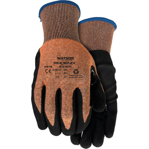 Stealth Phoenix Cut-Resistant Gloves, Size X-Small, 18 Gauge, Nitrile Coated, HPPE/Polyester Shell, ASTM ANSI Level A4 Helyx Safety & Industrial Supplies