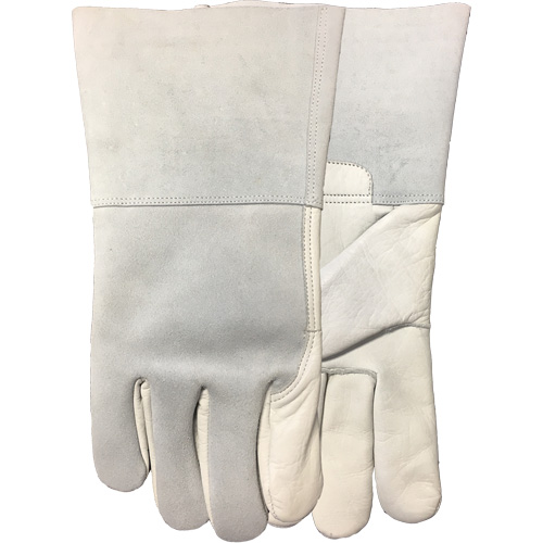 2757E Fabulous Fabricator Fitter's Gloves, Small, Grain Cowhide Palm, Cotton Fleece Inner Lining Helyx Safety & Industrial Supplies