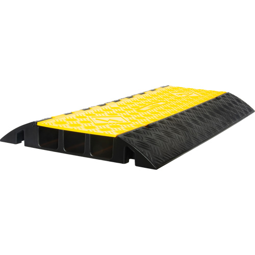 Polyurethane Cable Protector, 3 Channels, 35.43" L x 19.69" W x 3" H Helyx Safety & Industrial Supplies