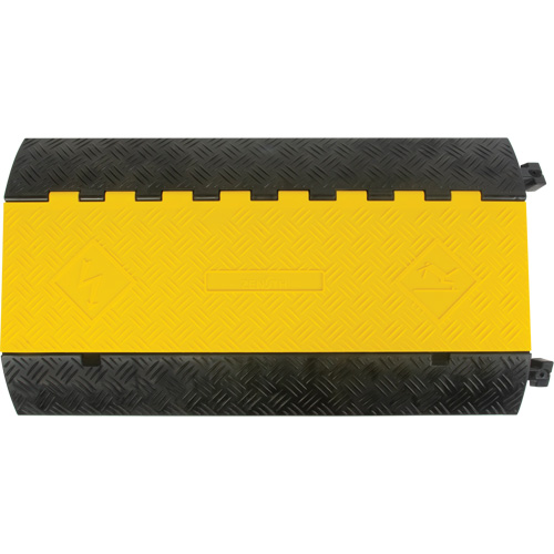 Polyurethane Cable Protector, 3 Channels, 35.43" L x 19.69" W x 3" H Helyx Safety & Industrial Supplies