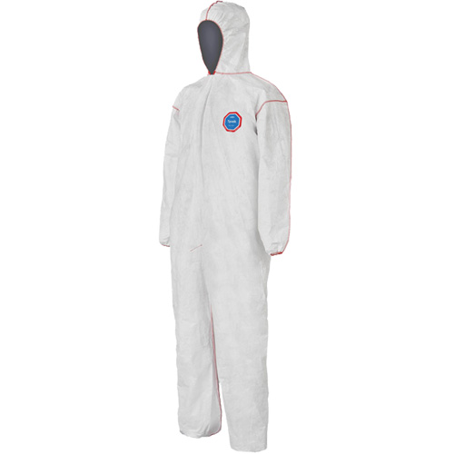SFR Coveralls with Hood, Medium, White, Tyvek&reg; 400 Helyx Safety & Industrial Supplies