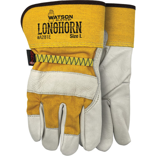 Longhorn Fitters Gloves, X-Large, Grain Cowhide Palm Helyx Safety & Industrial Supplies