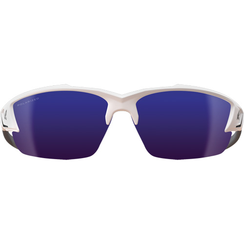 Khor G2 Safety Glasses, Blue Mirror Lens, Anti-Scratch/Polarized, ANSI Z87+/MCEPS GL-PD 10-12/Meets/Exceeds CSA Z94.3 Helyx Safety & Industrial Supplies
