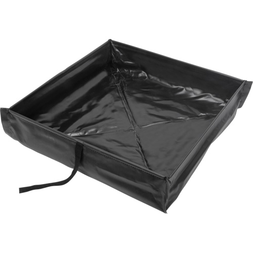 Collapsible Roll-Up Spill Berm, 34 US gal. Capacity, 3' W x 3' L x 6" H Helyx Safety & Industrial Supplies