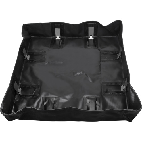 Berme repliable, Capacit&eacute; 90 gal. US, 4' la x 6' lo x 6" h, Support &agrave; encliqueter Helyx Safety & Industrial Supplies