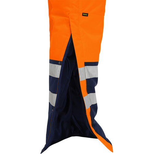 Bisley&reg; Extreme Cold Bib Overall, Polyester, Small, High Visibility Orange Helyx Safety & Industrial Supplies
