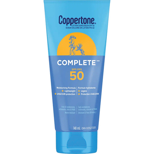 Protection solaire compl&egrave;te Coppertone, FPS 50, Lotion Helyx Safety & Industrial Supplies