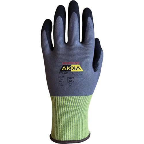 KO-400 Intermediate Cu-Resistant Gloves, Size 12, 15 Gauge, Nitrile Coated, Nylon/HPPE/Spandex/Graphene Shell, ASTM ANSI Level A4/EN 388 Level D Helyx Safety & Industrial Supplies
