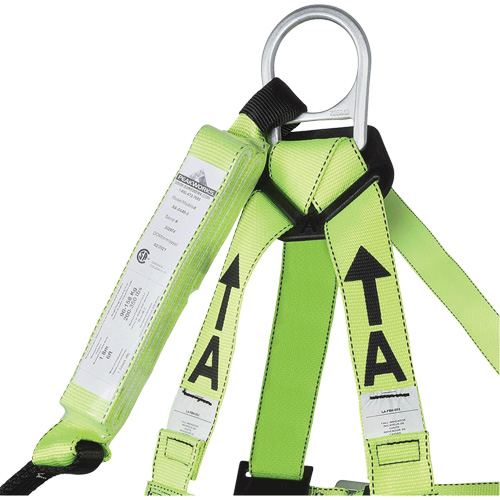 FBH-10000A5440-4 4' Class A Harness & Lanyard with 220 lbs. Capacity, Harness/Lanyard Combo Helyx Safety & Industrial Supplies