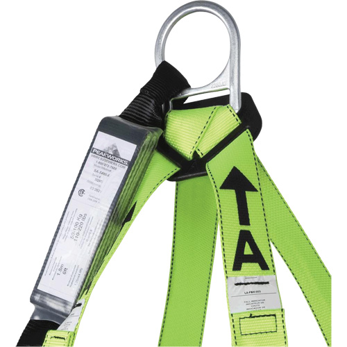 FBH-10000A6440-4 Harnais & longe classe A de 4' avec capacit&eacute; de 350 lb, Combinaison harnais/longe Helyx Safety & Industrial Supplies