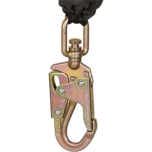 SRL-73302-10LE Self-Retracting Lifeline, 10', Galvanized Steel, Swivel Helyx Safety & Industrial Supplies