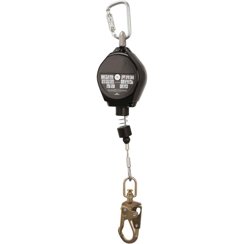 SRL-73302-20LE Self-Retracting Lifeline, 20', Galvanized Steel, Swivel Helyx Safety & Industrial Supplies