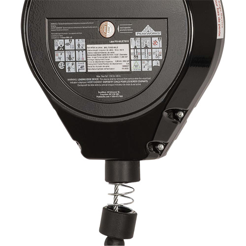 SRL-73302-60LE Self-Retracting Lifeline, 60', Galvanized Steel, Swivel Helyx Safety & Industrial Supplies