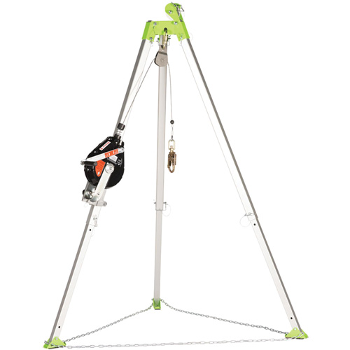 SRL-73303-60 Cable Self-Retracting Lifeline with Recovery, 60', Galvanized Steel, Swivel Helyx Safety & Industrial Supplies