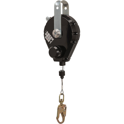 SRL-73303-60 Cable Self-Retracting Lifeline with Recovery, 60', Galvanized Steel, Swivel Helyx Safety & Industrial Supplies