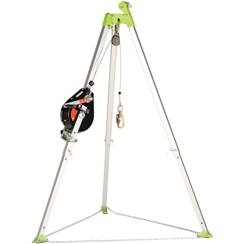 SRL-73303-96 Cable Self-Retracting Lifeline with Recovery, 96', Galvanized Steel, Swivel Helyx Safety & Industrial Supplies
