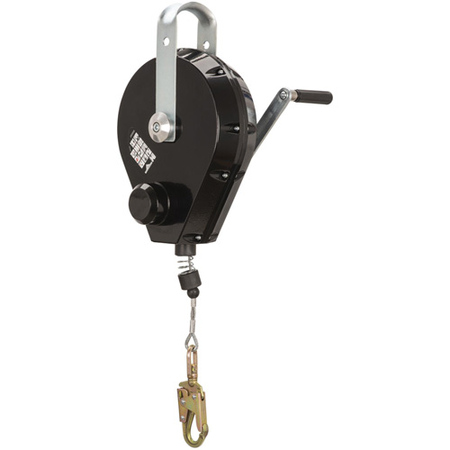 SRL-73303-96 Cable Self-Retracting Lifeline with Recovery, 96', Galvanized Steel, Swivel Helyx Safety & Industrial Supplies