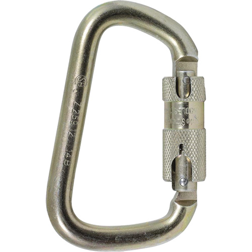CP-03015-1 Mousqueton zingu&eacute; avec ouverte de portique de 1", Acier Helyx Safety & Industrial Supplies