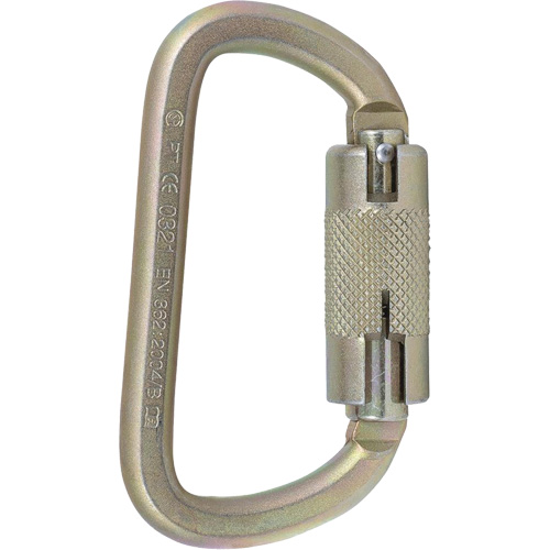 CP-03015-2 Mousqueton zingu&eacute; avec ouverte de portique de 3/4", Acier Helyx Safety & Industrial Supplies