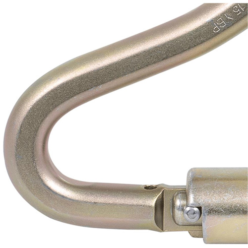 CP-04011-1 Mousqueton zingu&eacute; avec ouverte de portique de 2", Acier Helyx Safety & Industrial Supplies