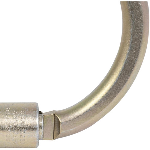 CP-04011-1 Mousqueton zingu&eacute; avec ouverte de portique de 2", Acier Helyx Safety & Industrial Supplies