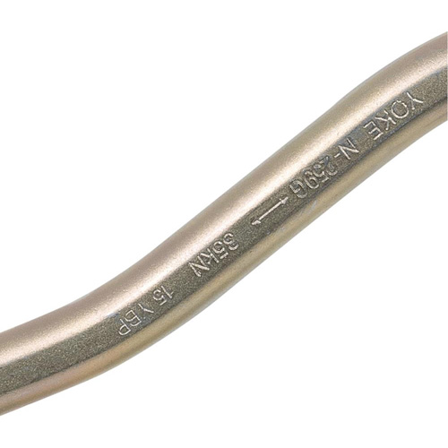 CP-04011-1 Mousqueton zingu&eacute; avec ouverte de portique de 2", Acier Helyx Safety & Industrial Supplies