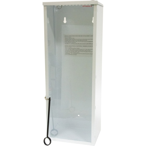 Light-Duty Fire Extinguisher Cabinet, 8" W x 22" H x 6" D Helyx Safety & Industrial Supplies
