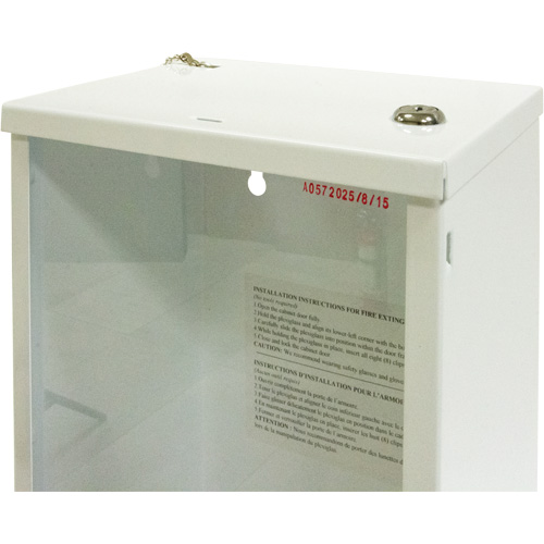 Light-Duty Fire Extinguisher Cabinet, 8" W x 22" H x 6" D Helyx Safety & Industrial Supplies