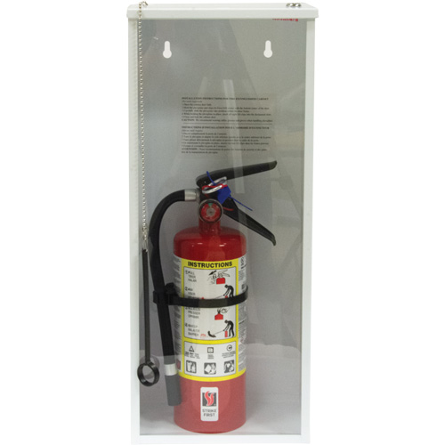 Armoire d'usage l&eacute;ger pour extincteur, 10" la x 24" h x 6" p Helyx Safety & Industrial Supplies
