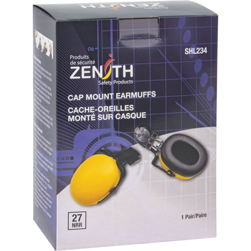 Cache-oreilles passifs, Fixation pour casque, 27 NRR dB Helyx Safety & Industrial Supplies