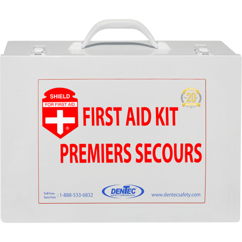 Trousse de premiers soins Shield, R&eacute;pond ou surpasse la norme CSA Z1220-24 type 3 environnements &agrave; haut risque, Grand (51-100 travailleurs) Helyx Safety & Industrial Supplies