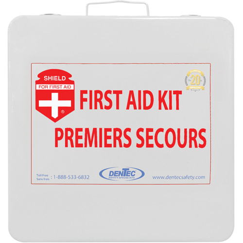 Shield First Aid Kit, Meets/Exceeds CSA Z1220-24 Type 2 Low-Risk Environment, Medium (26-50 Workers) Helyx Safety & Industrial Supplies