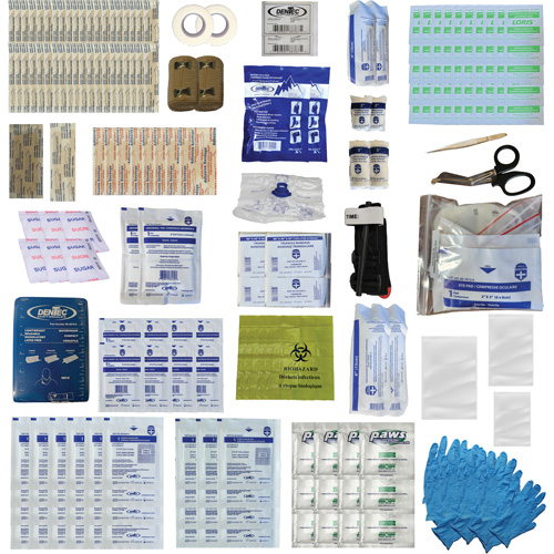 Shield First Aid Kit, Meets/Exceeds CSA Z1220-24 Type 3 High-Risk Environment, Medium (26-50 Workers) Helyx Safety & Industrial Supplies